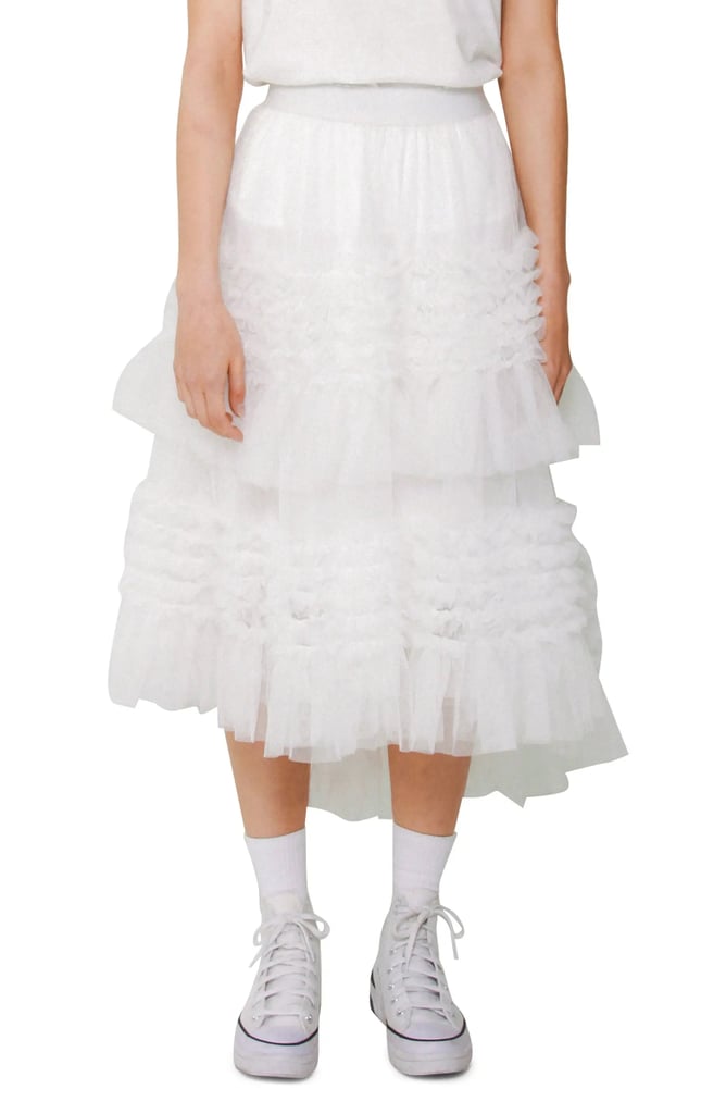 Best Layered Tulle Skirt: Absence of Colour Andrea High-Low Cotton Tulle Skirt