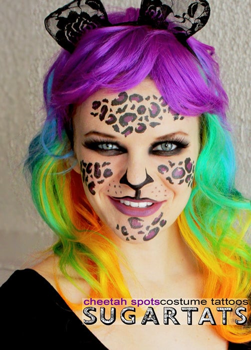 Leopard | Enhance Your Halloween Costume the Lazy Way With Temporary Tattoos  | POPSUGAR Beauty Photo 6