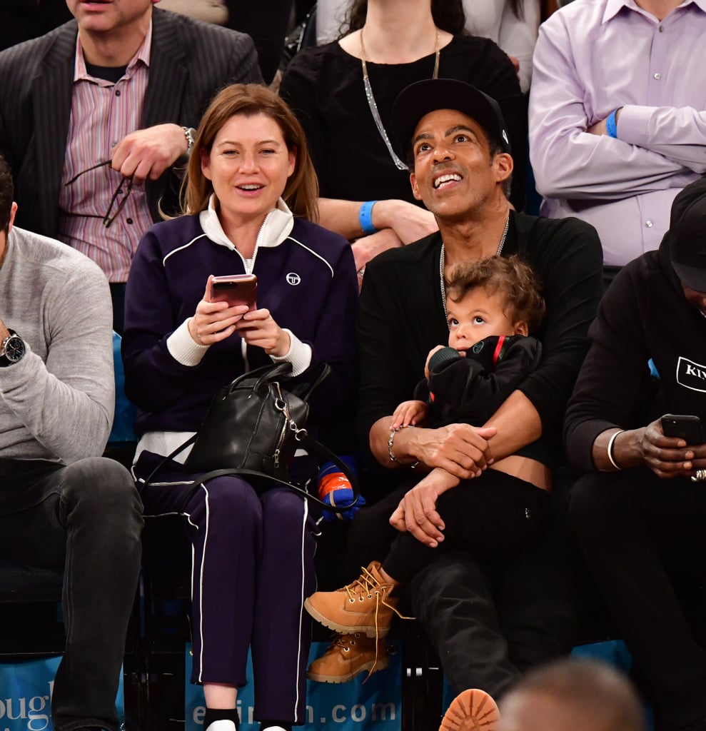 Ellen Pompeo and Chris Ivery at Knicks Game November 2018