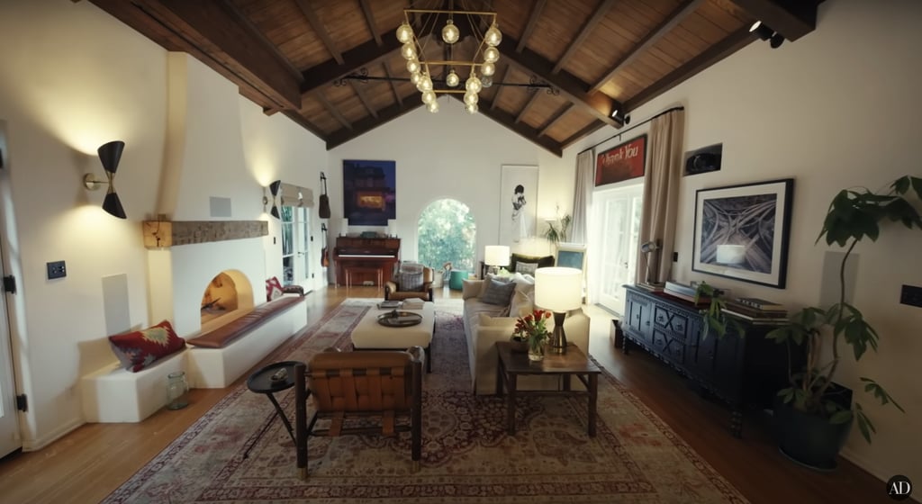 Troian Bellisario and Patrick J. Adams’s Main Living Room