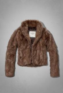 KYLIE VEGAN FUR COAT