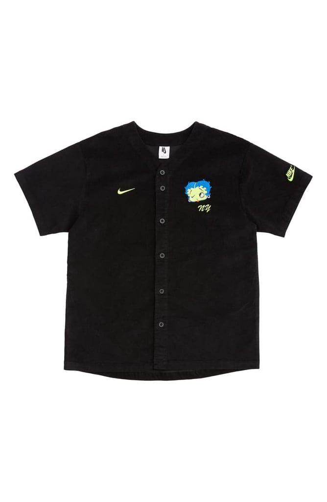 Nike x Olivia Kim Corduroy Baseball Jersey