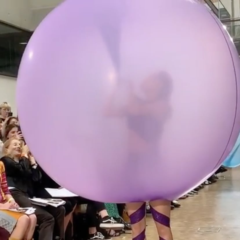 Balloon Dress Central Saint Martins Show | POPSUGAR Fashion