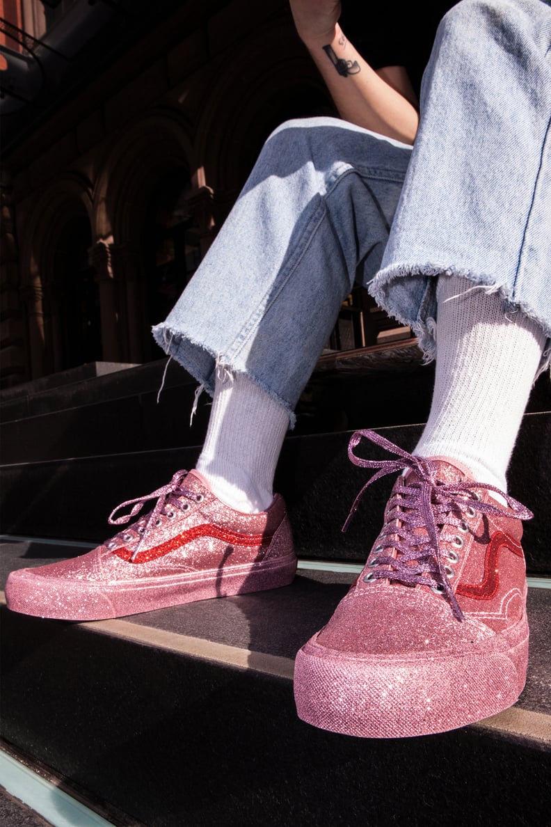 All glitter vans discount