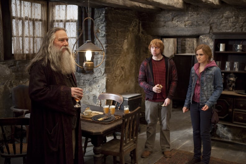 HARRY POTTER AND THE DEATHLY HALLOWS: PART 2, from left: Ciaran Hinds, Rupert Grint, Emma Watson, 2011. ph: Jaap Buitendijk/2011 Warner Bros. Ent. Harry Potter publishing rights J.K.R. Harry Potter characters, names and related indicia are trademarks of a