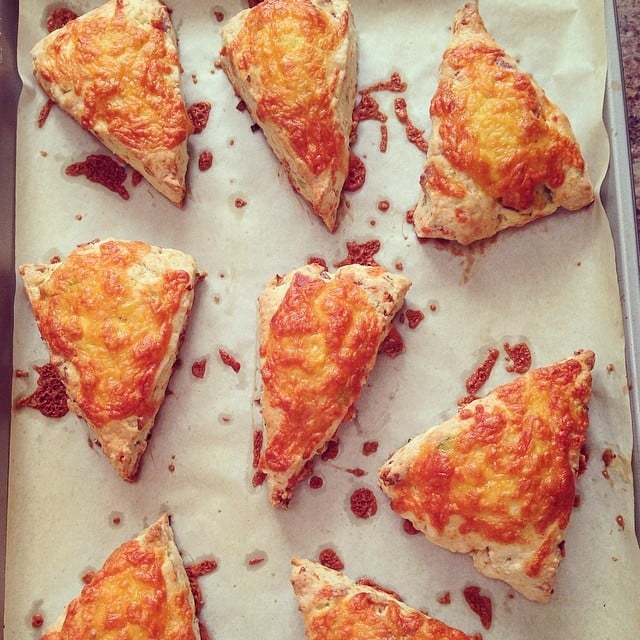 Cheddar Bacon Scones