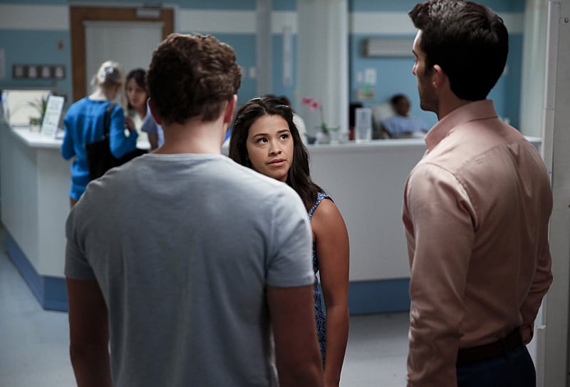 Hey look, it's both Michael (Brett Dier) and Rafael (Justin Baldoni). Not awkward at all.