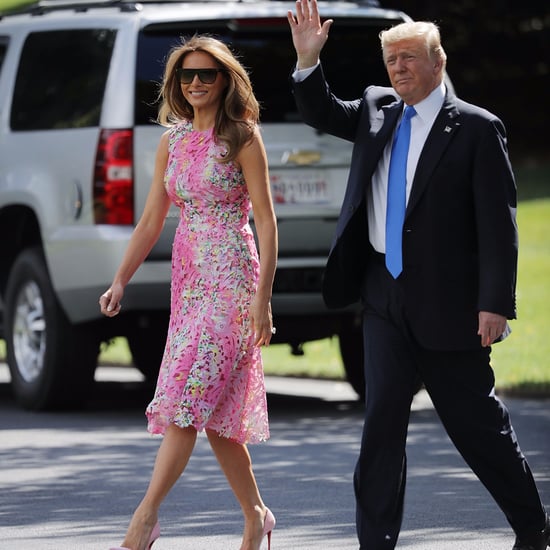 Melania Trump's Pink Monique Lhuillier Dress