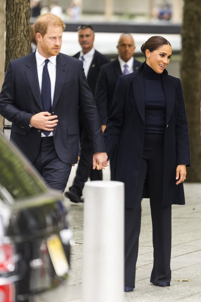 See Prince Harry's "Archie's Papa" Briefcase in NYC: Photos