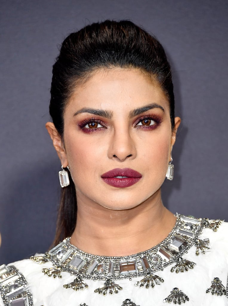 Priyanka Chopra Celebrity Hair And Makeup At The Emmy Awards 2017 