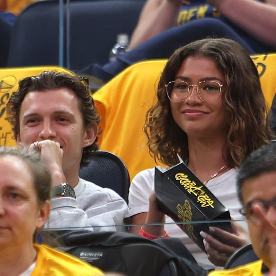 Zendaya and Tom Holland Hold Hands at Warriors-Lakers Game