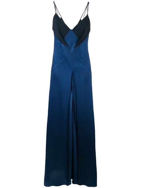 Roland Mouret Revere V-Neck Gown