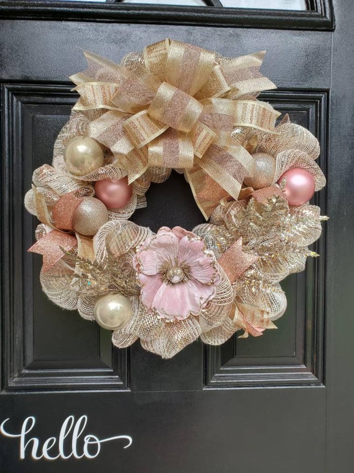 Pink Victorian Christmas Wreath For Door These Pink Holiday Wreaths