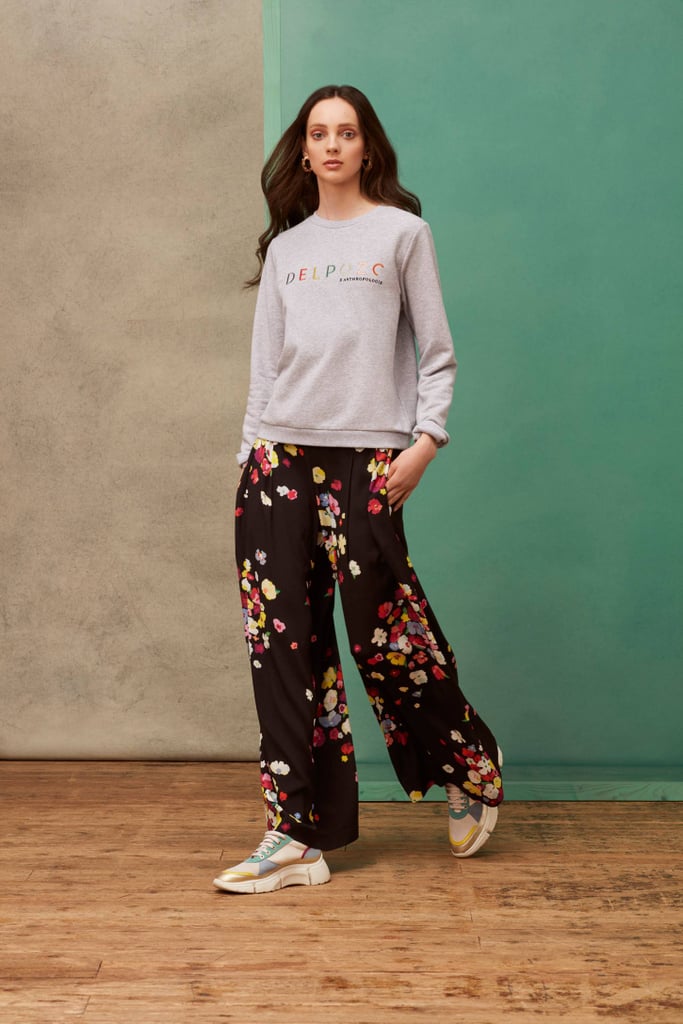 Anthropologie x Delpozo Pleated Wide-Leg Trousers