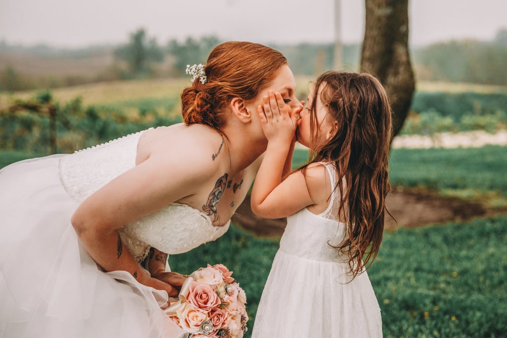 Photo of Girl Crying When Her Mom Gets Married