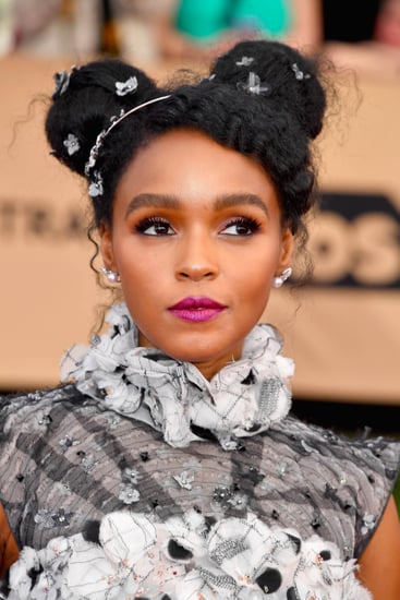 Janelle Monae Hair and Makeup at the 2017 SAG Awards