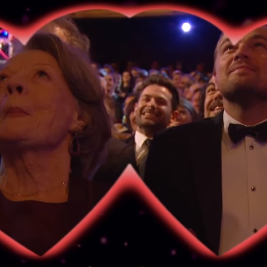Leonardo DiCaprio Kisses Maggie Smith at BAFTA Awards 2016