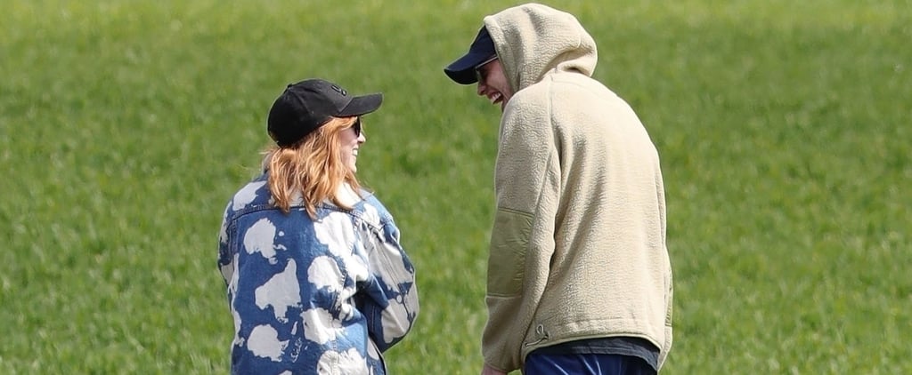 Pete Davidson and Phoebe Dynevor Hugging in England | Photos