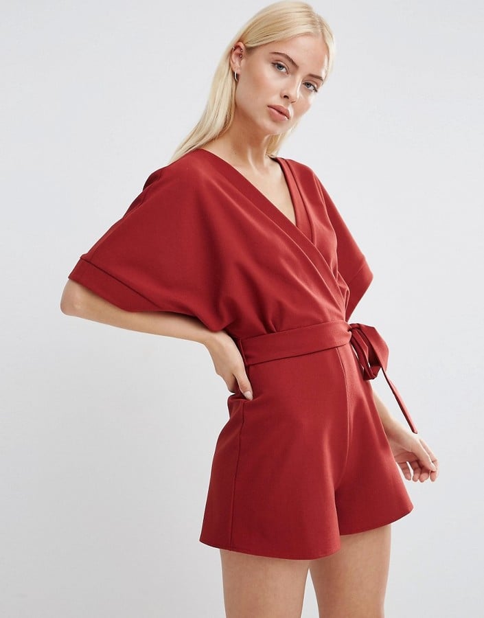 Asos Kimono Romper With Wrap Front ($65) | Cheap Stylish Rompers ...