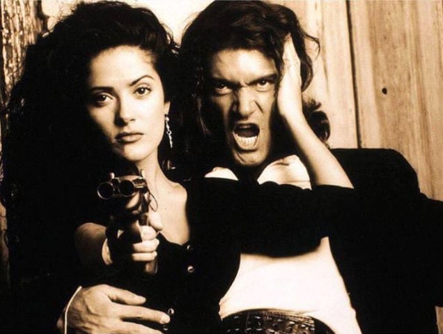 Throwback Picture of Antonio Banderas and Salma Hayek