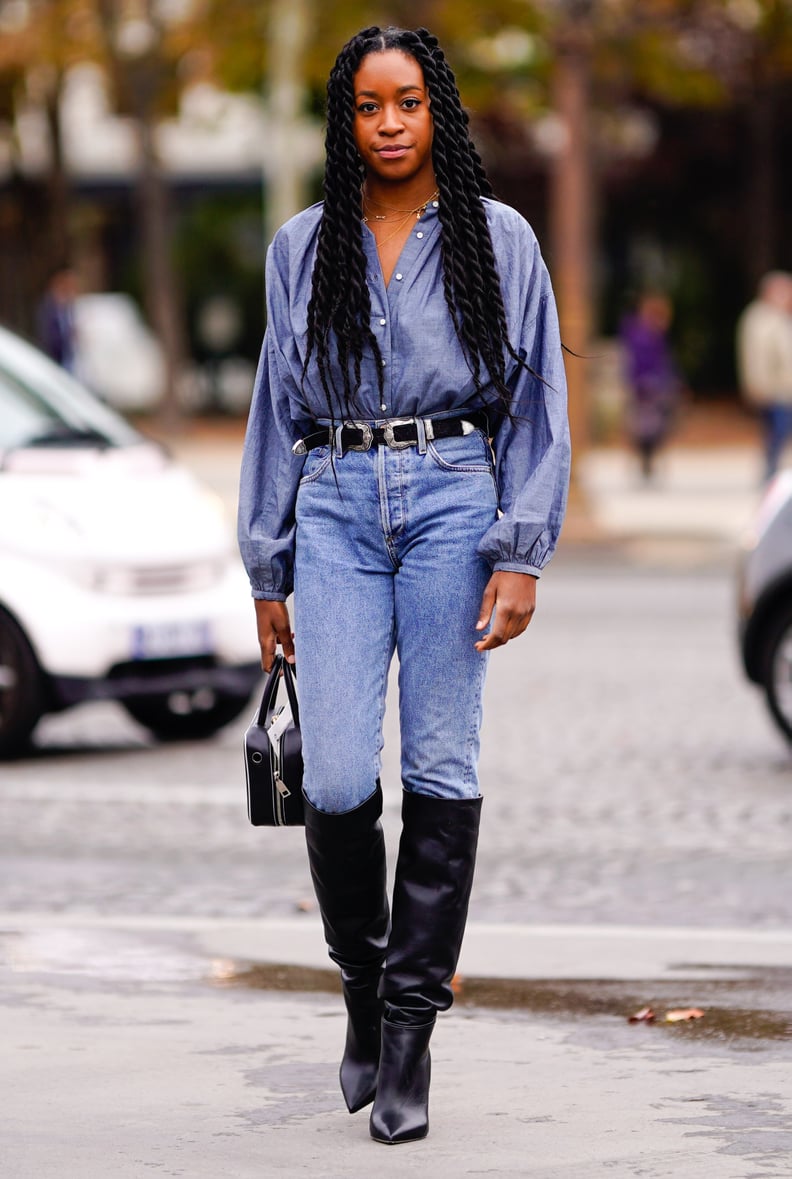 Black Slouch Boots