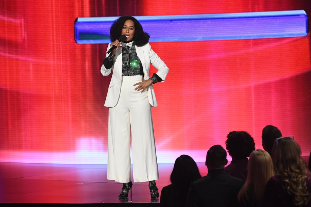Tracee Ellis Ross Wore a Sparkly Pantsuit Set