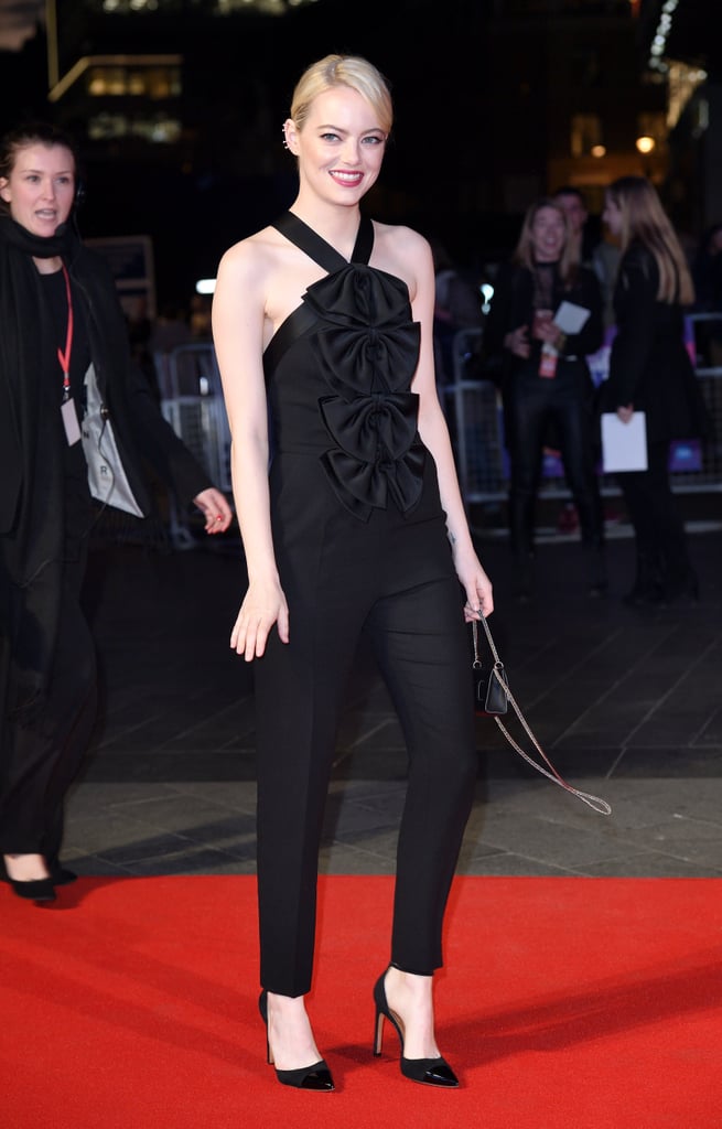 Emma Stone at the Killing of a Sacred Deer London Premiere in 2017
