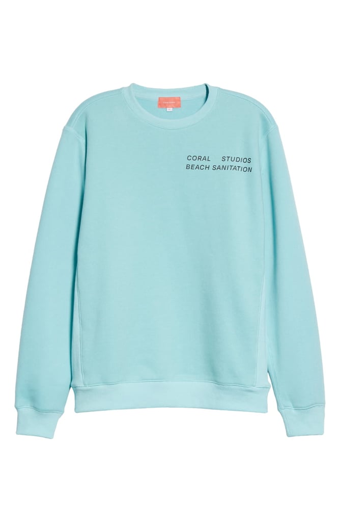 Coral Studios Beach Sanitation Fleece Sweatshirt