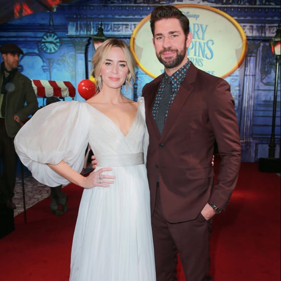 Emily Blunt and John Krasinski Mary Poppins Premiere Photos