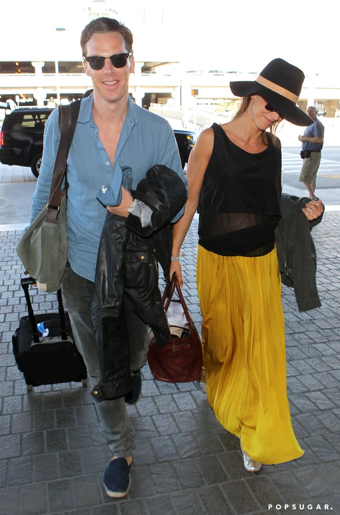Benedict Cumberbatch and Sophie Hunter After Their Honeymoon