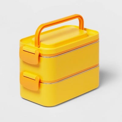Sun Squad Stainless Steel Stackable Bento Boxes