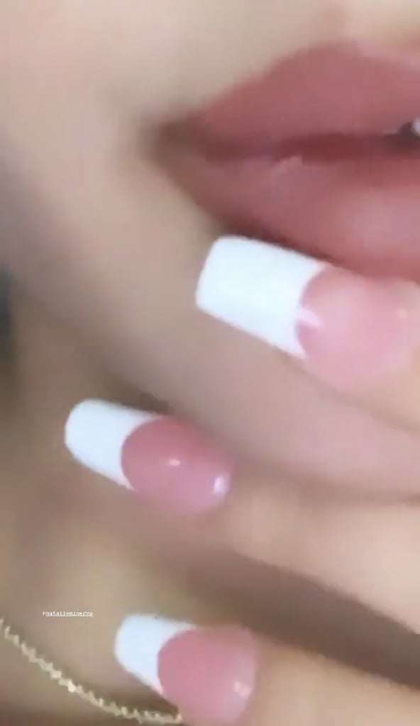 Alexa Demie's Baby Bangs and French Manicure
