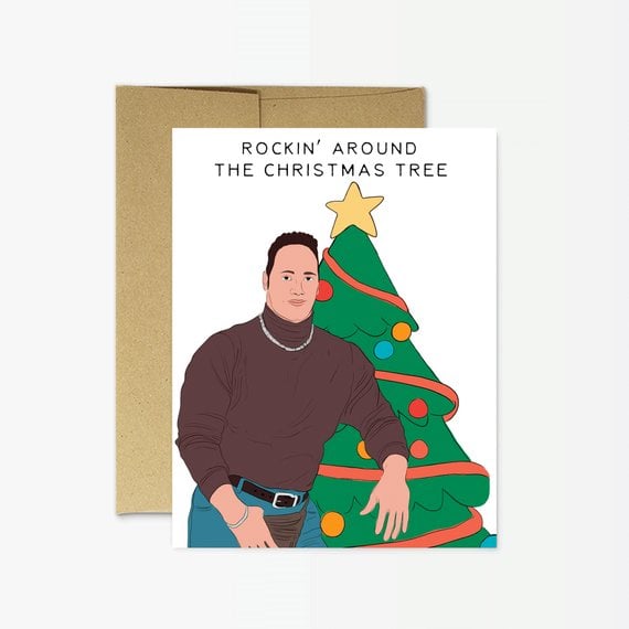 Rockin' Around the Christmas Tree Christmas Card