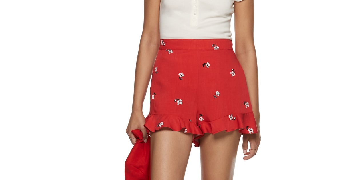 POPSUGAR Collection at Kohl's RuffleHem Shorts Best Women's Shorts