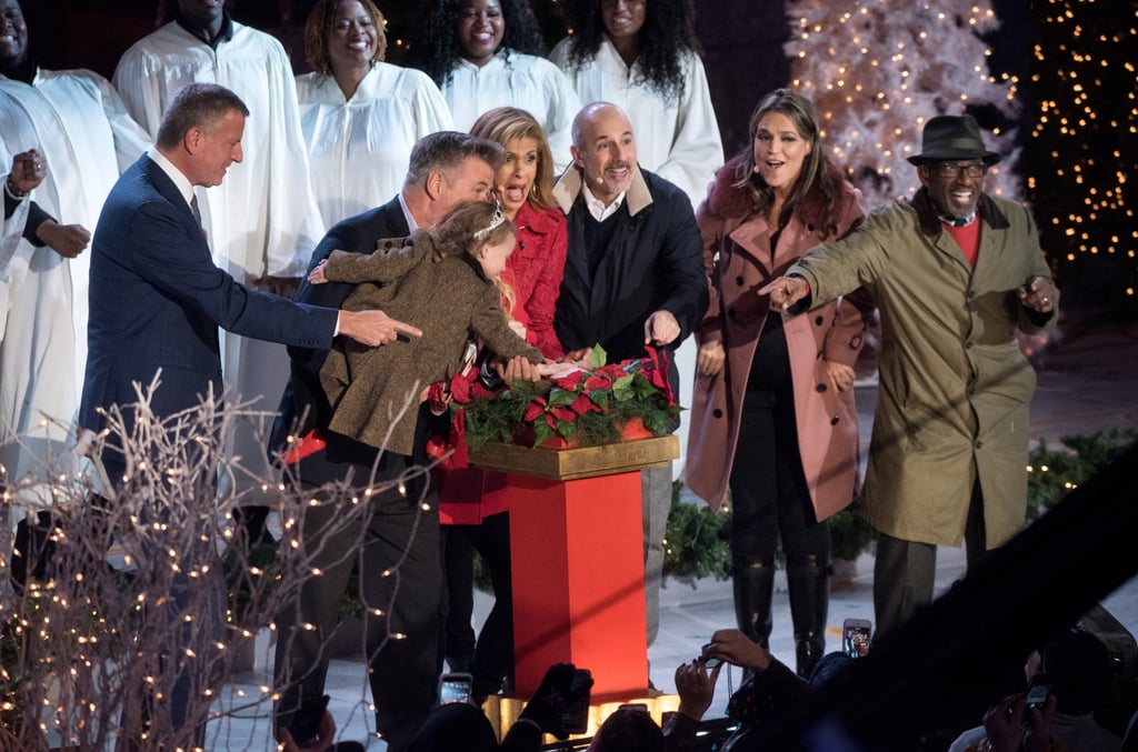 Alec Baldwin's Daughter at NYC Christmas Tree Lighting 2016