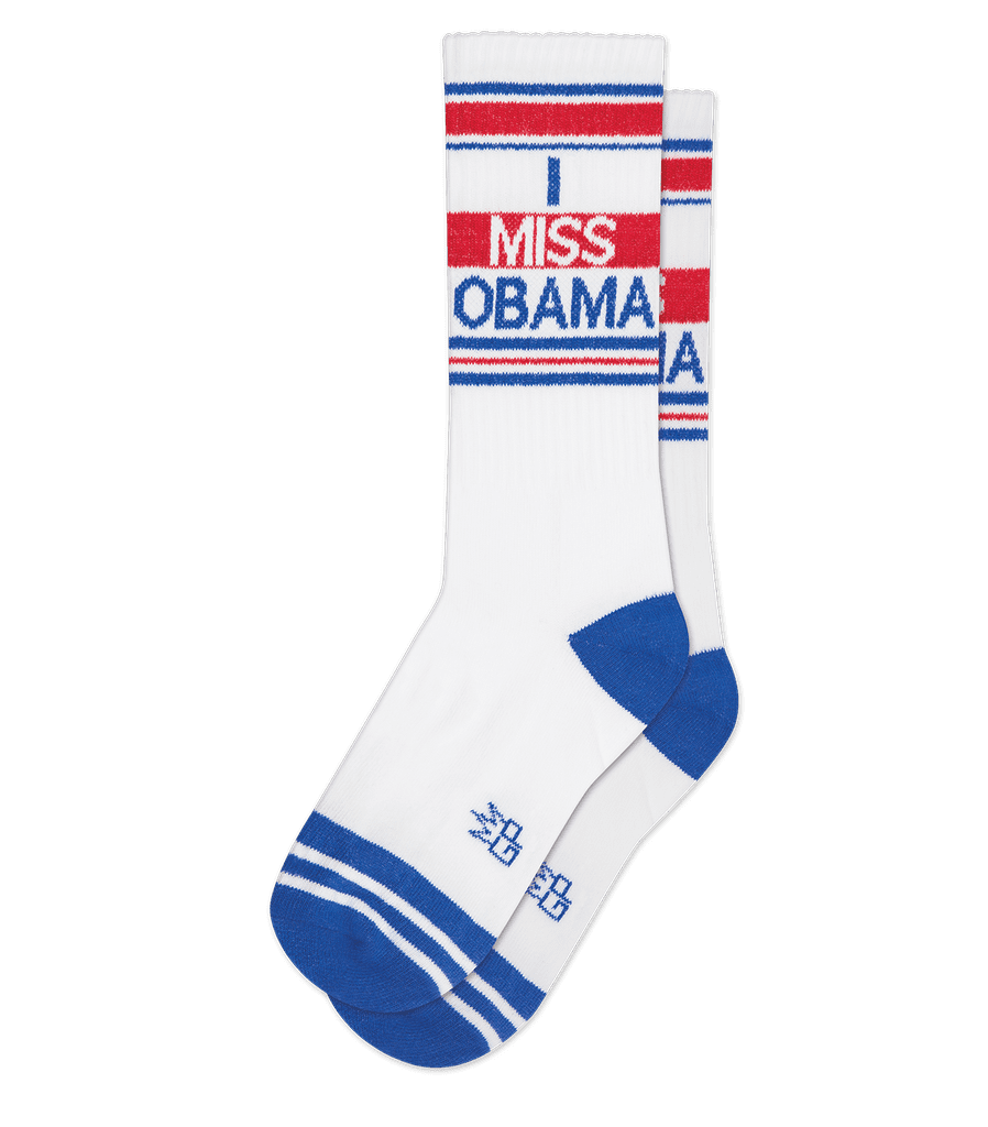 Gumball Poodle I Miss Obama Socks