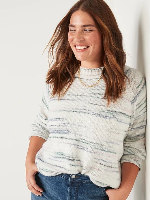 Old Navy Cosy-Knit Multi-Colour Crew-Neck Sweater