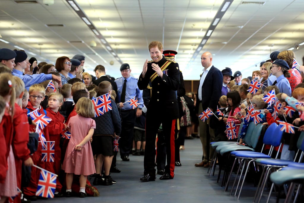 Prince Harry Visiting Suffolk July 2017