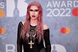 Abby Roberts Debuts a Punk-Princess Beauty Look on the BRIT Awards Red Carpet