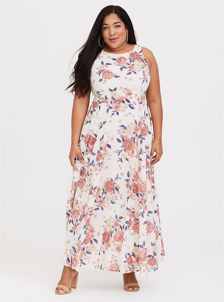 Torrid Floral Georgette Maxi Dress | Bridal Shower Dresses | POPSUGAR Fashion Photo 15