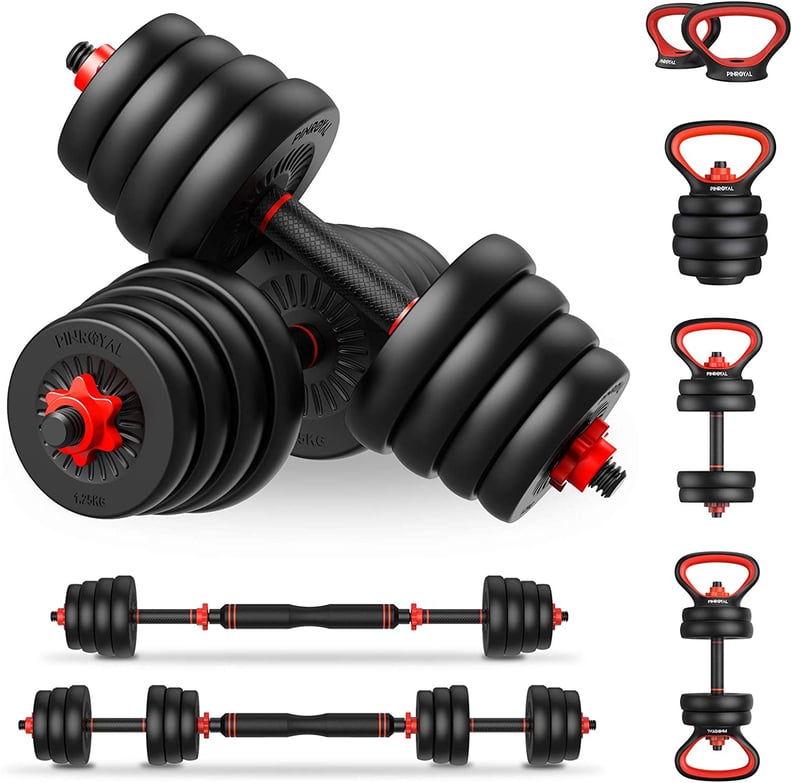 Pinroyal 4 in 1 Adjustable Dumbbell Set