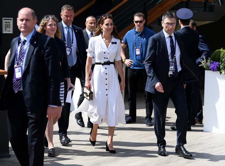 Kate Middleton White Dress at Wimbledon 2019