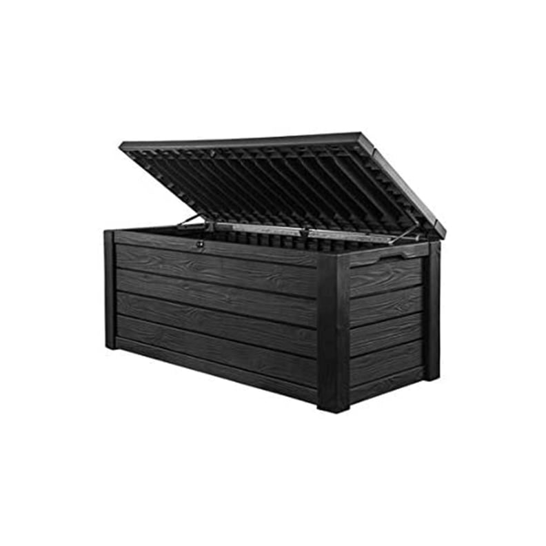 Storage Solution: Keter Westwood Outdoor Patio Storage Deck Box and Bench