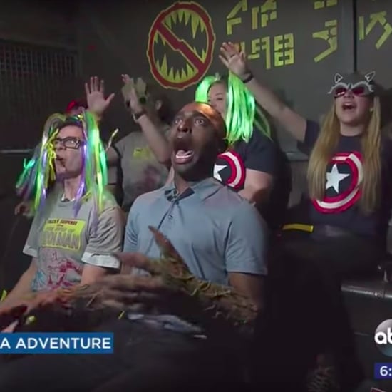 Reporter's Reaction to Guardians of the Galaxy Ride