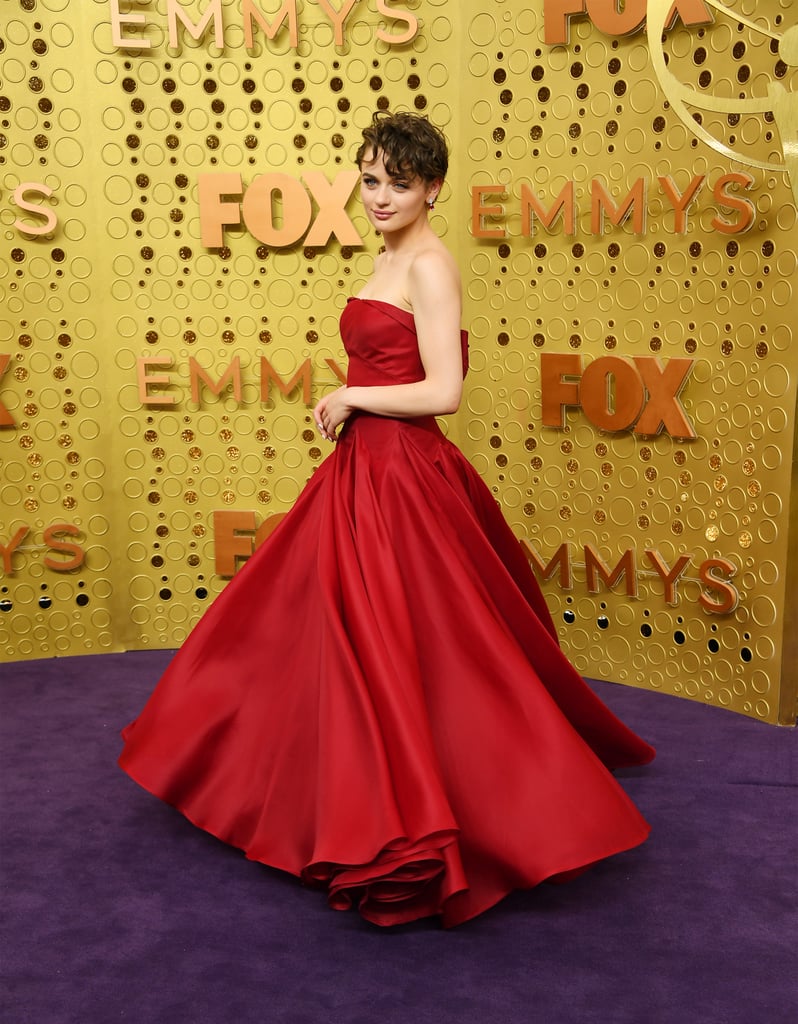 Joey King's Red Zac Posen Emmys Dress Came With a Bow