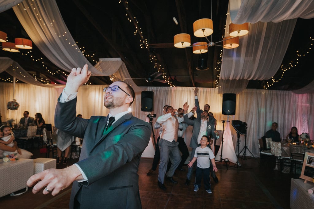 Elegant Wedding Reception With Blush and Gray Colors