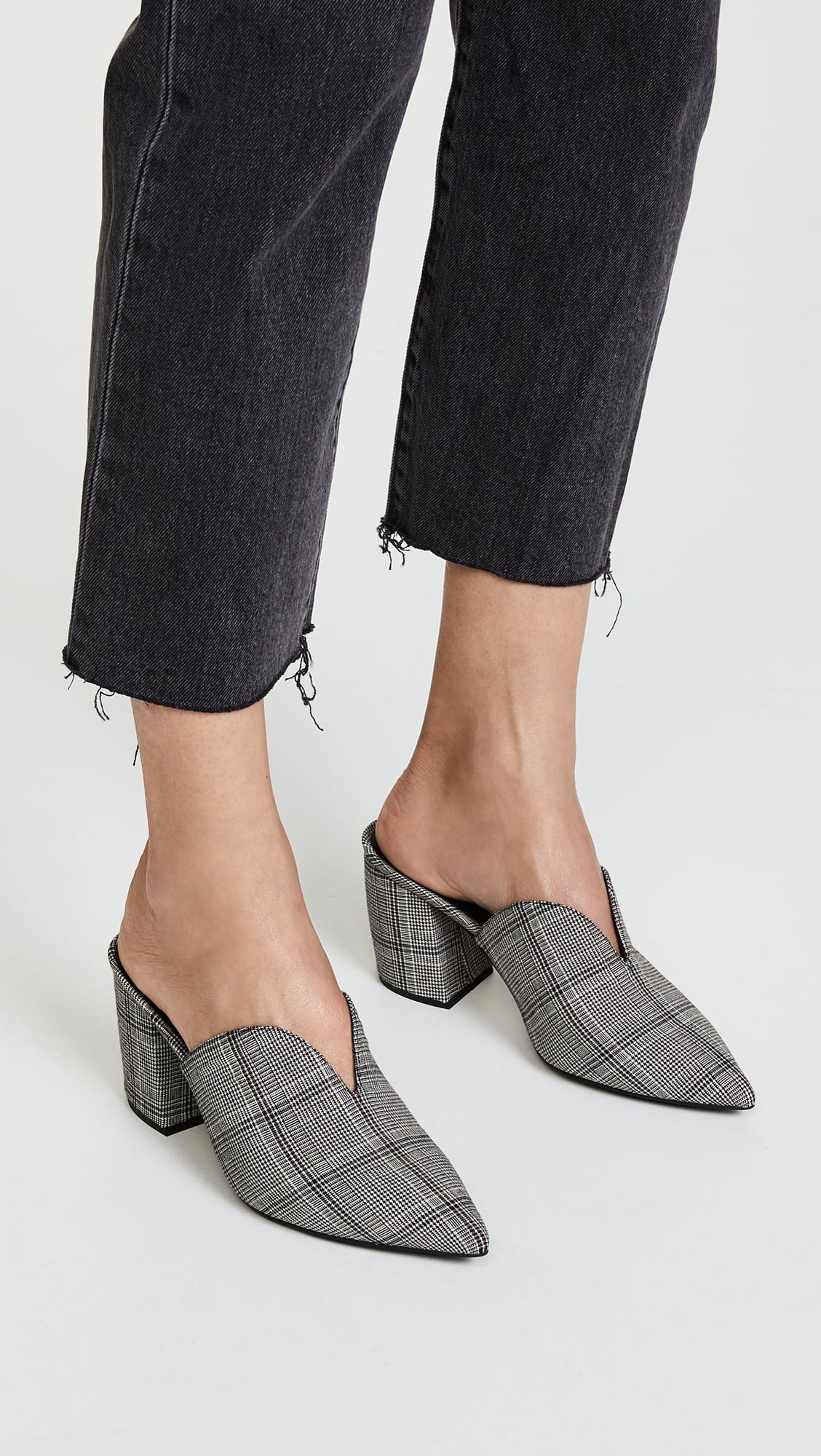 Jeffrey Campbell Complete Plaid Point Toe Pump 20 Insanely