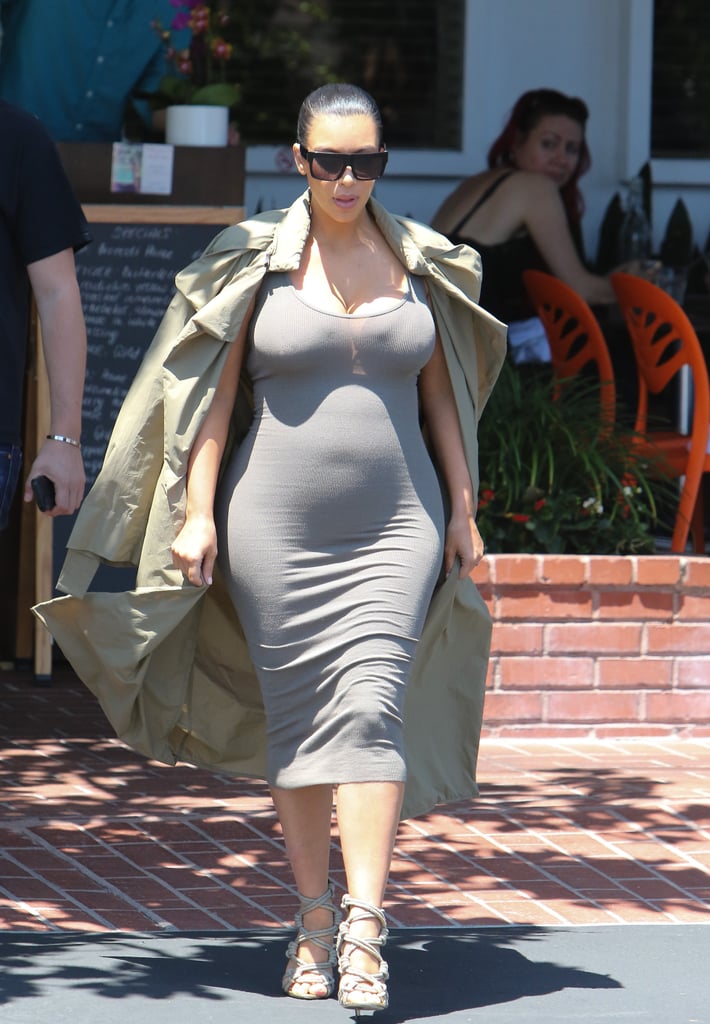 Kim Kardashian Baby Bump Pictures July 2015