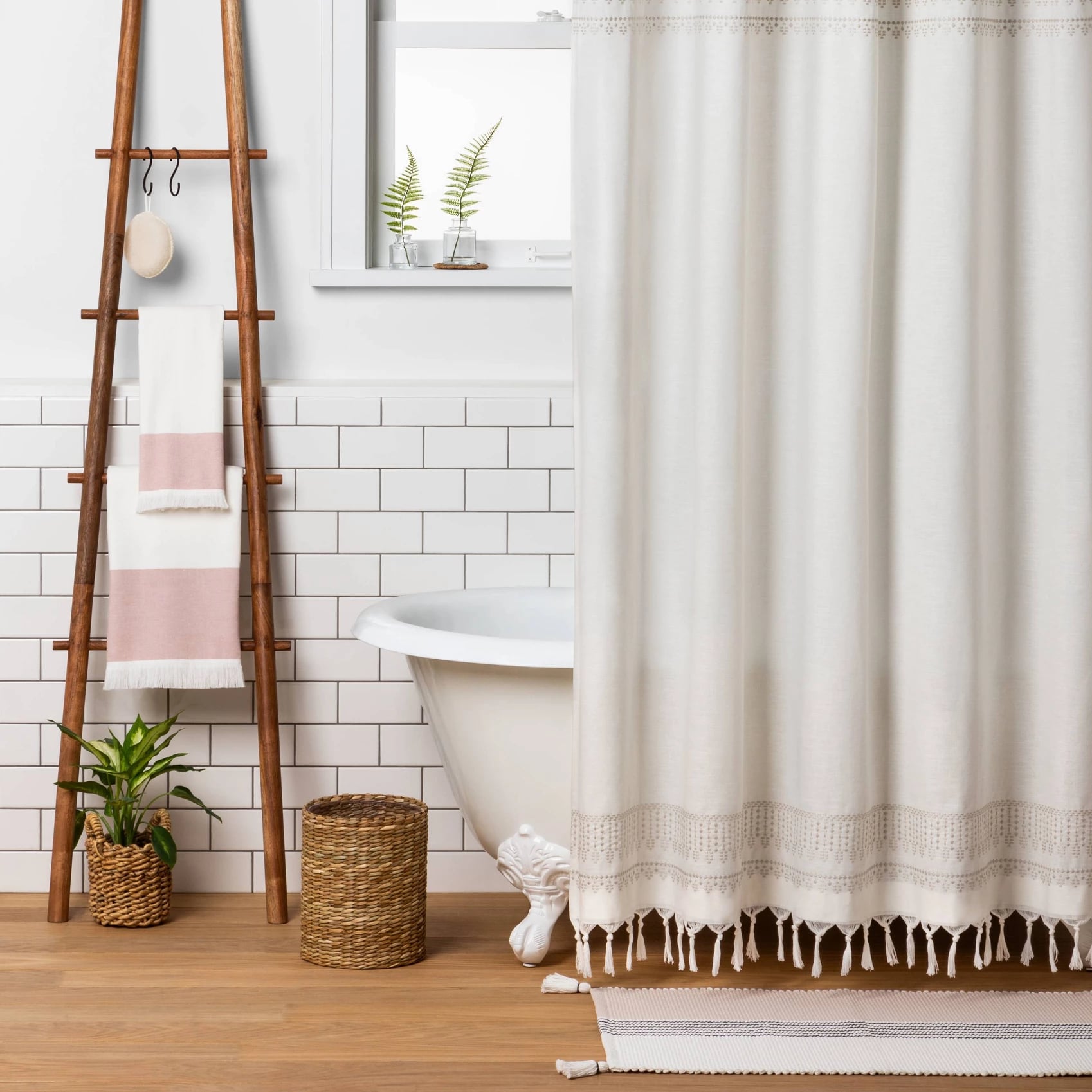 Magnolia shower sale curtain