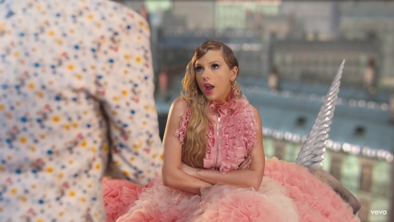 Taylor's Pink Ruffle Top and Skirt